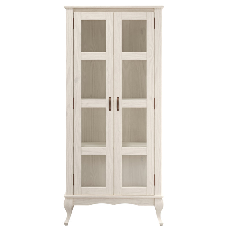Wood Display Unit White Distressed | 