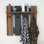 Soileau Modern Wall Hook with 100% Melamine Coated Particle Board, Walnut & Anthracite, 27.6 x 27.6 x 7.1 inches | Multipurpose Hanging Rack, Scandinavian Design | Durable & Stylish for Home Organization & Décor