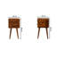 Bracey 30cm W Solid Wood Bedside Table
