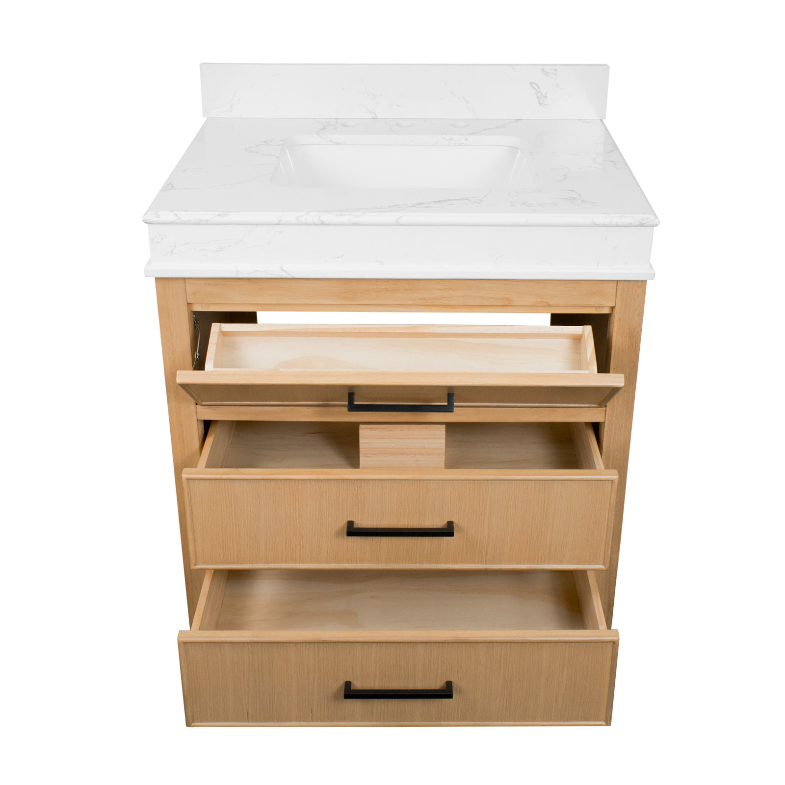 Bayla 30'' Single Bathroom Vanity, Blonde