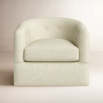 Midori Upholstered Swivel Barrel Chair