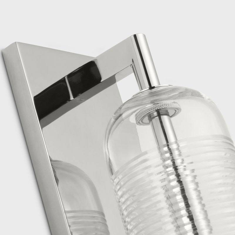 Leano 1 - Light Armed Sconce, Polished Nickel