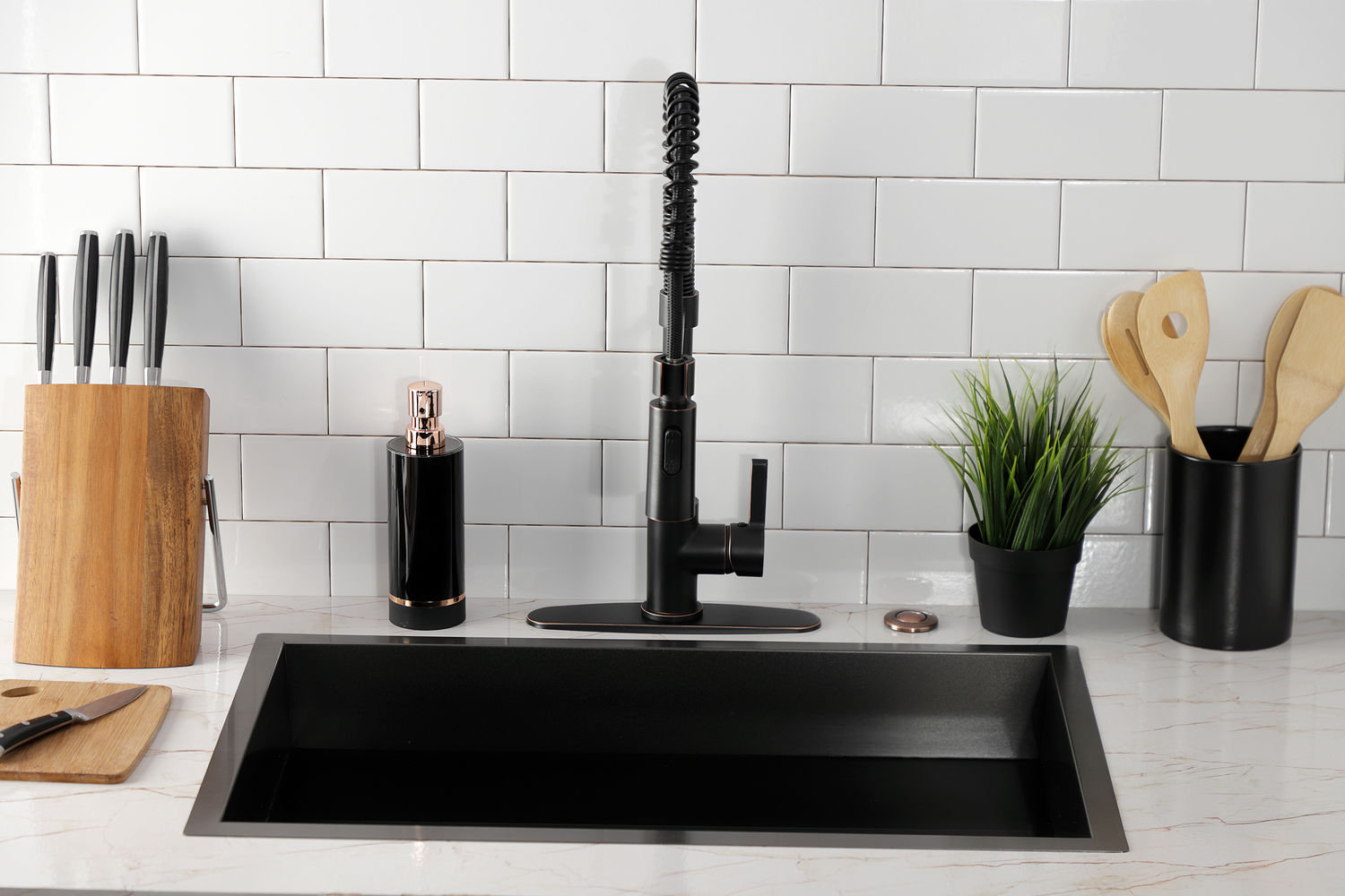 Kingston Brass Continental Pre-Rinse Faucet, Naples Bronze