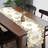 Cream Lace Table Runner with Embroidered Cutwork of Bryton Collection for Dining Table or Christmas Decor