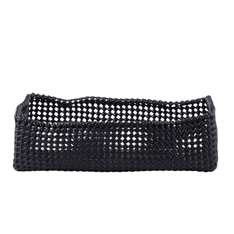 Rebrilliant Basket, Black, 8cm H x 16cm W x 16cm D