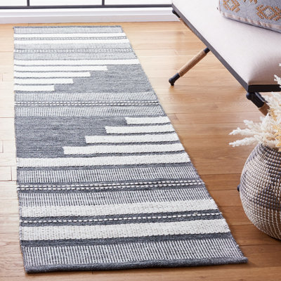 Kilim Hand Woven Performance Striped Rug