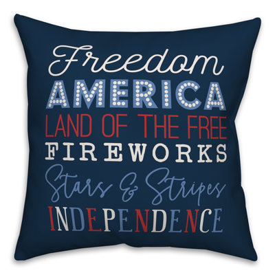  Housse de coussin American Words