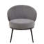 Chaise d'appoint Mid-Century moderne en velours avec pieds en métal élégants-176645194