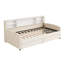 Lit plateforme simple tapissier avec rangement-894670475