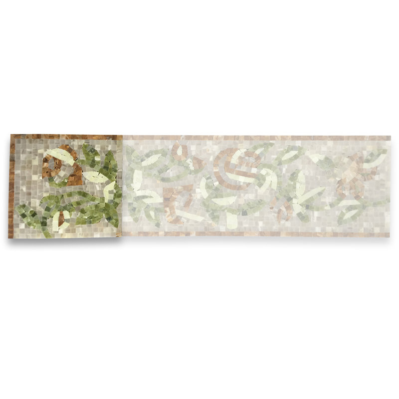 8" x 8" Marble Mosaic Wall & Floor Tile