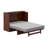 Tucson Wood Murphy Bed Chest with Storage Drawer, Built-in Charging station and Mattress-73206065-73206070