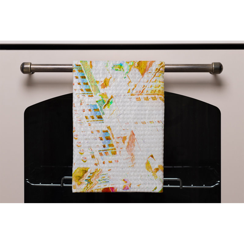 Cotton Tea Towel Kitchen Towel, Orange