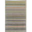 Tapis noué à la main beige rayé en laine / beige moderne noué à la main-198099320