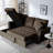 Modern 86.32'' Rolled Arm Sofa Bed Pull Out Couch Pull Out Sofa Sleeper Sofa Sofa Bed