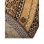 Tapis en polypropylène tissé à la machine imprimé animal en brun-88509264