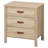 Ashae 3 Drawer oak End table