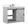 Jillian 42'' Free-standing Single Bathroom Vanity with Engineered Stone Vanity Top