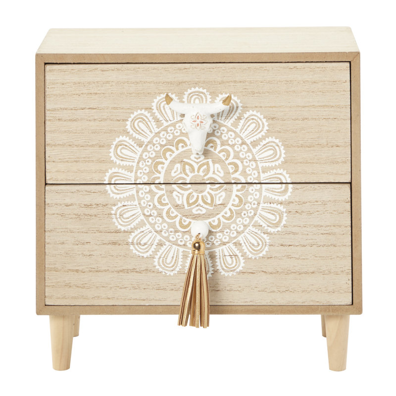 Wood Jewelry Box + Drawers