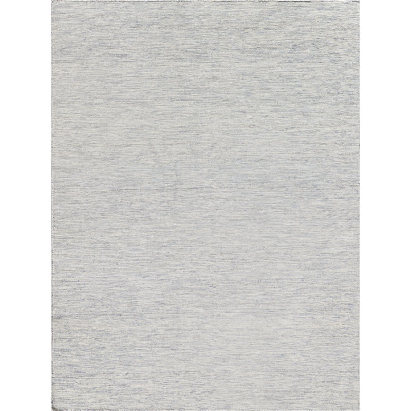 Chelsea Flatweave Wood Area Rug, Rectangle 6' x 9', Blue