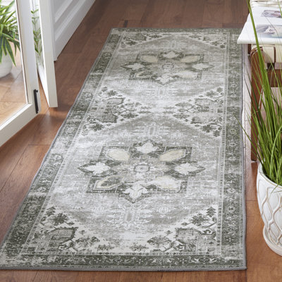 Tucson Florentine Machine Washable Non-Slip Area Rug 
