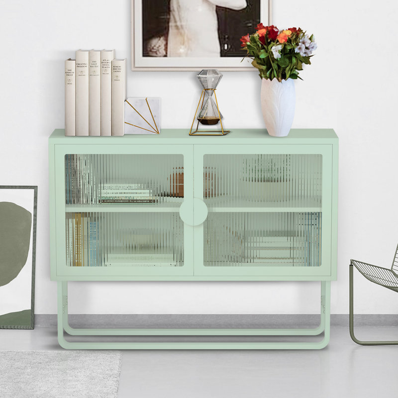 Buffet, armoire de rangement et buffet Rayma, Vert