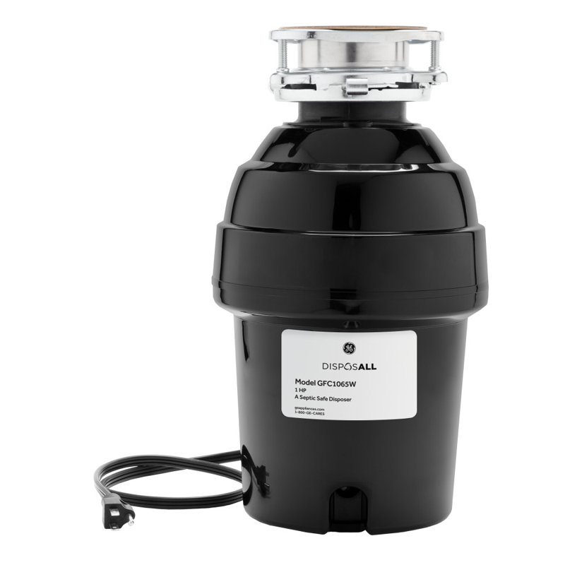 GE Disposall 1 HP Continuous Feed Garbage Disposer - Corded