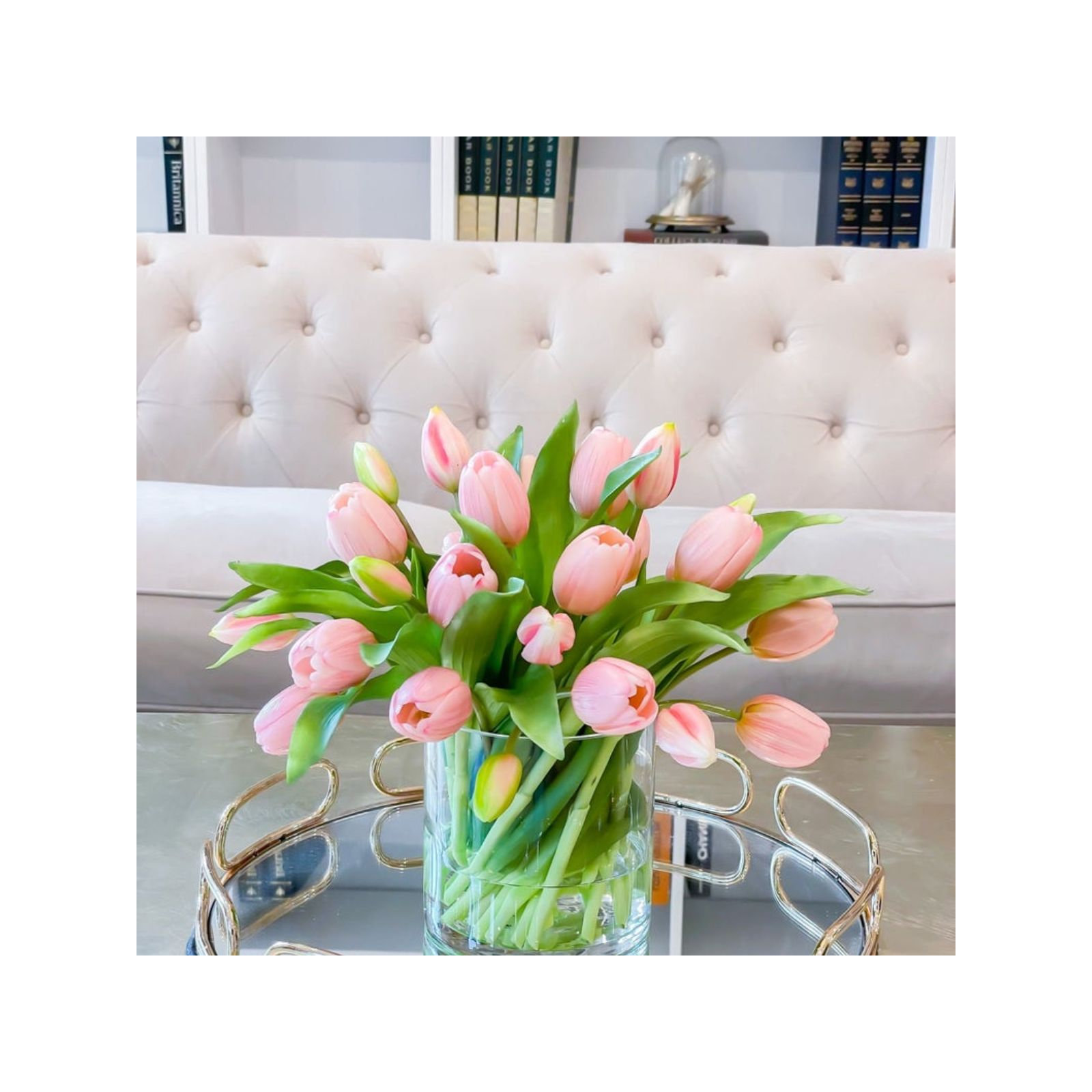 Tulips in Vase, Pink
