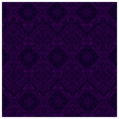 Édredon mauve à motif damassé