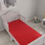 Matelas simple rouge 5 po avec housse résistante à l'eau