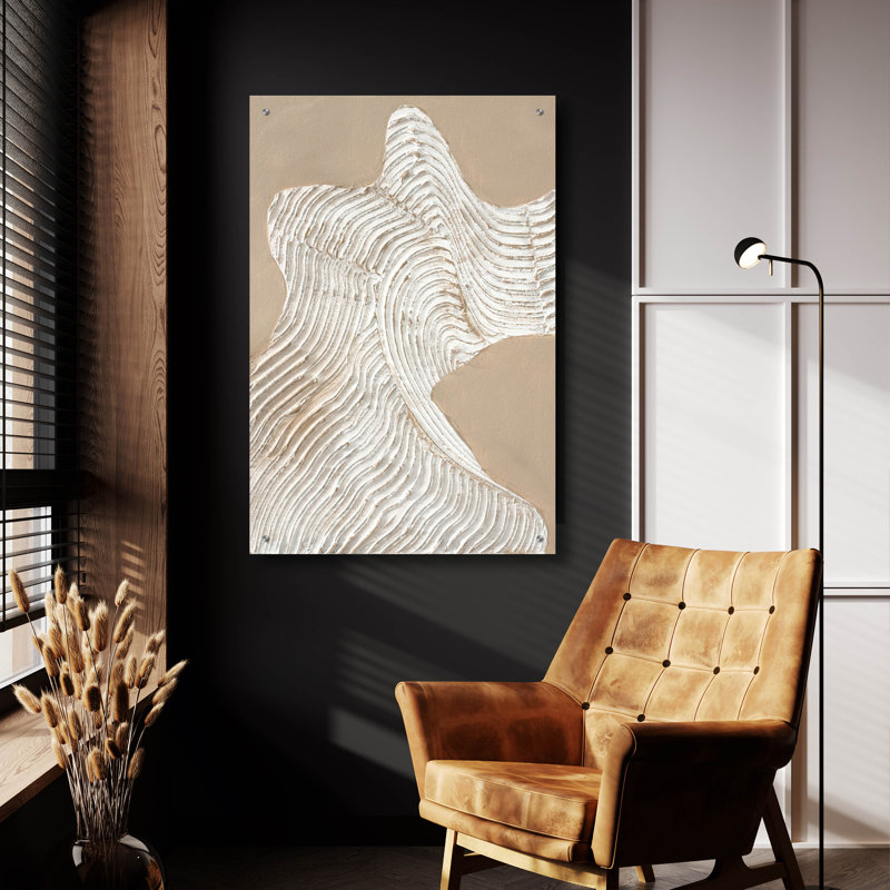  'Raw Shape 3' by Design Fabrikken Acrylic Glass Wall Art, 16" x 24", H 36 po x l 24 po