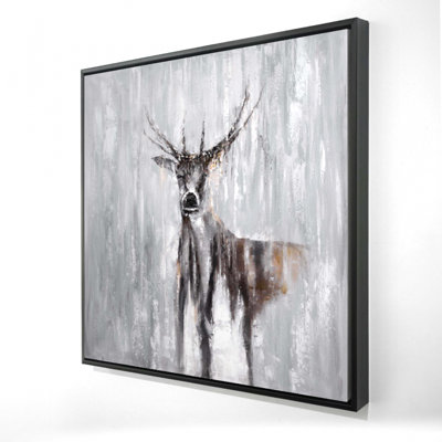 "Cerf abstrait dans la forêt"