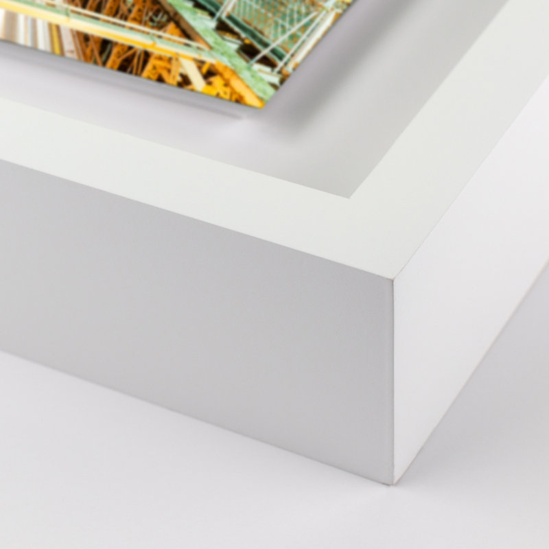 Zoom I Print by Jakob Wagner, White, 18" H x 24" W x 1.5" D