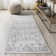 Shirley Tribal Diamond Geometric Gray/Beige Rug