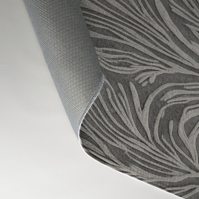 Tapis intérieur et extérieur gris Nature, Rectangle 5 pi x 7 pi