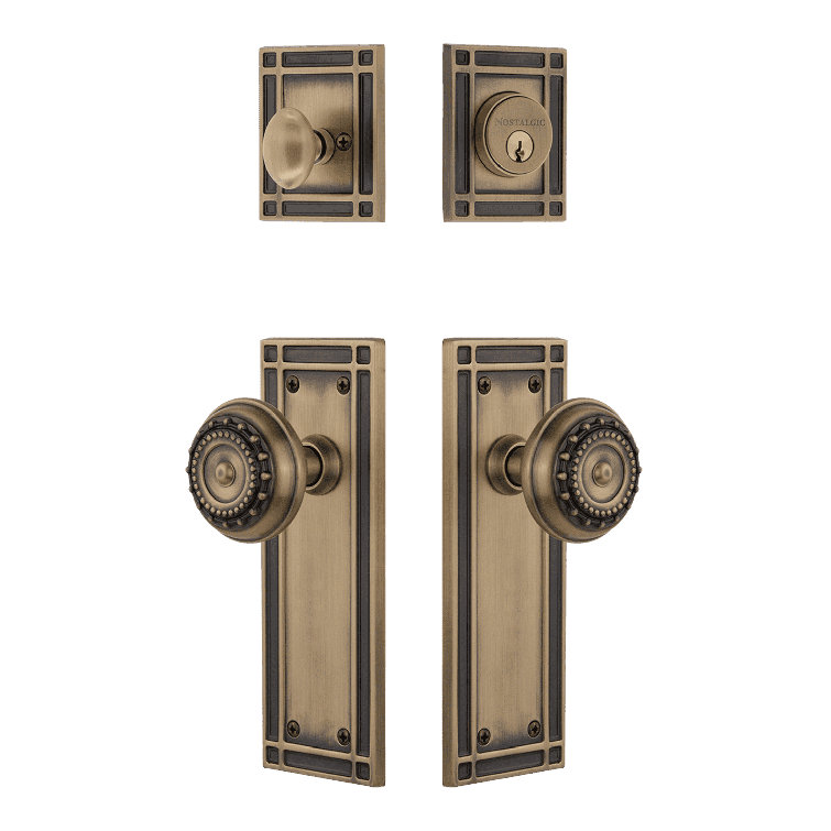Nostalgic Warehouse Mission Entry Set with Meadows Knob
