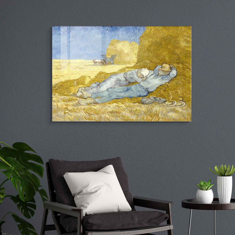 Peinture décorative en verre trempé, H 27,6 po x l 39,4 po