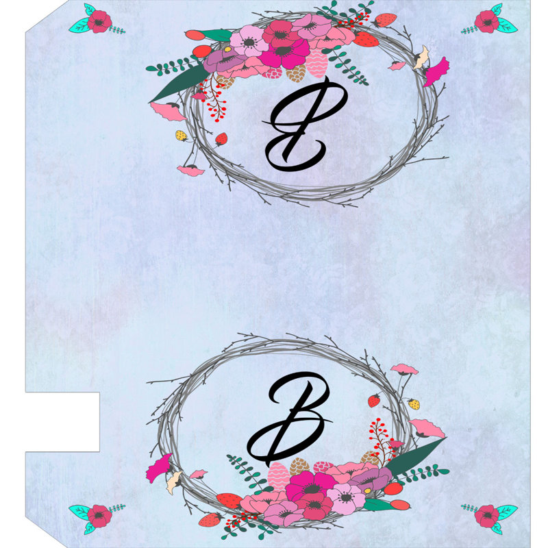 Housse pour boîte aux lettres monogramme personnalisable, Oui
