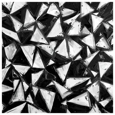 Abstract Triangular Shapes Comforter
