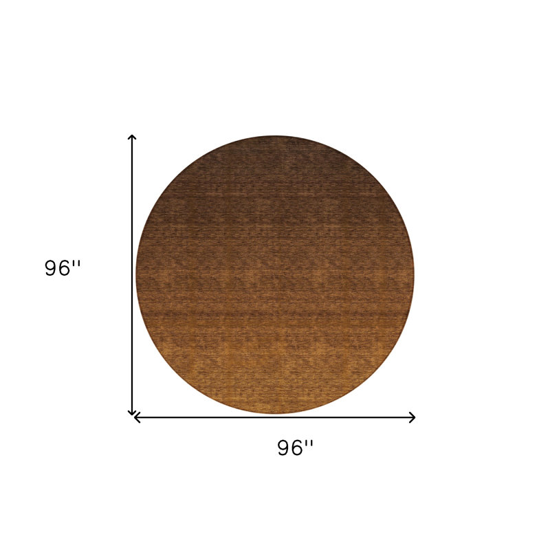 Tapis rond 8 po