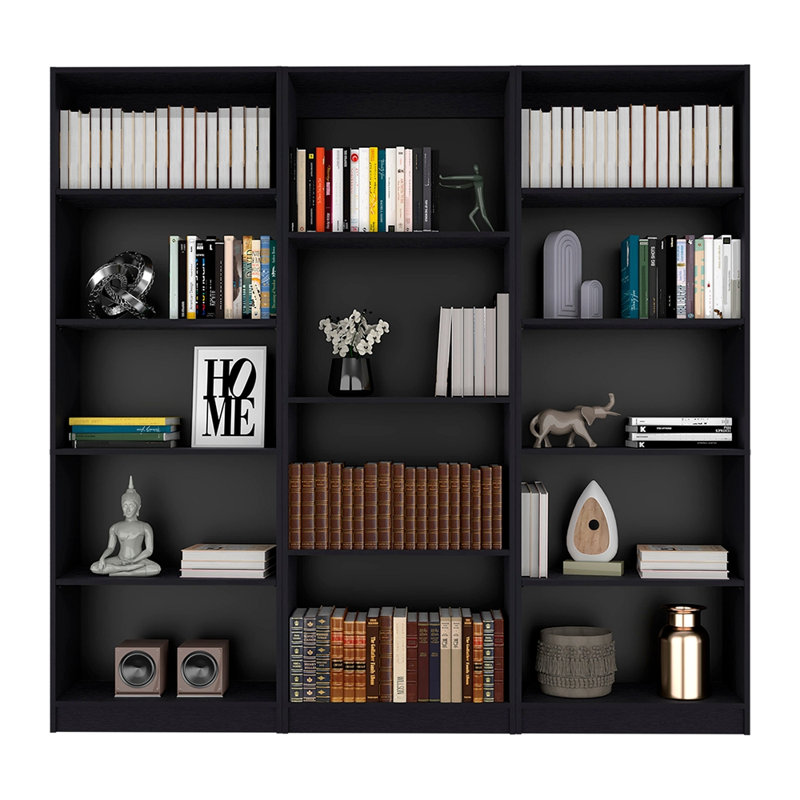 Ensemble de salon 3 pièces avec 3 bibliothèques