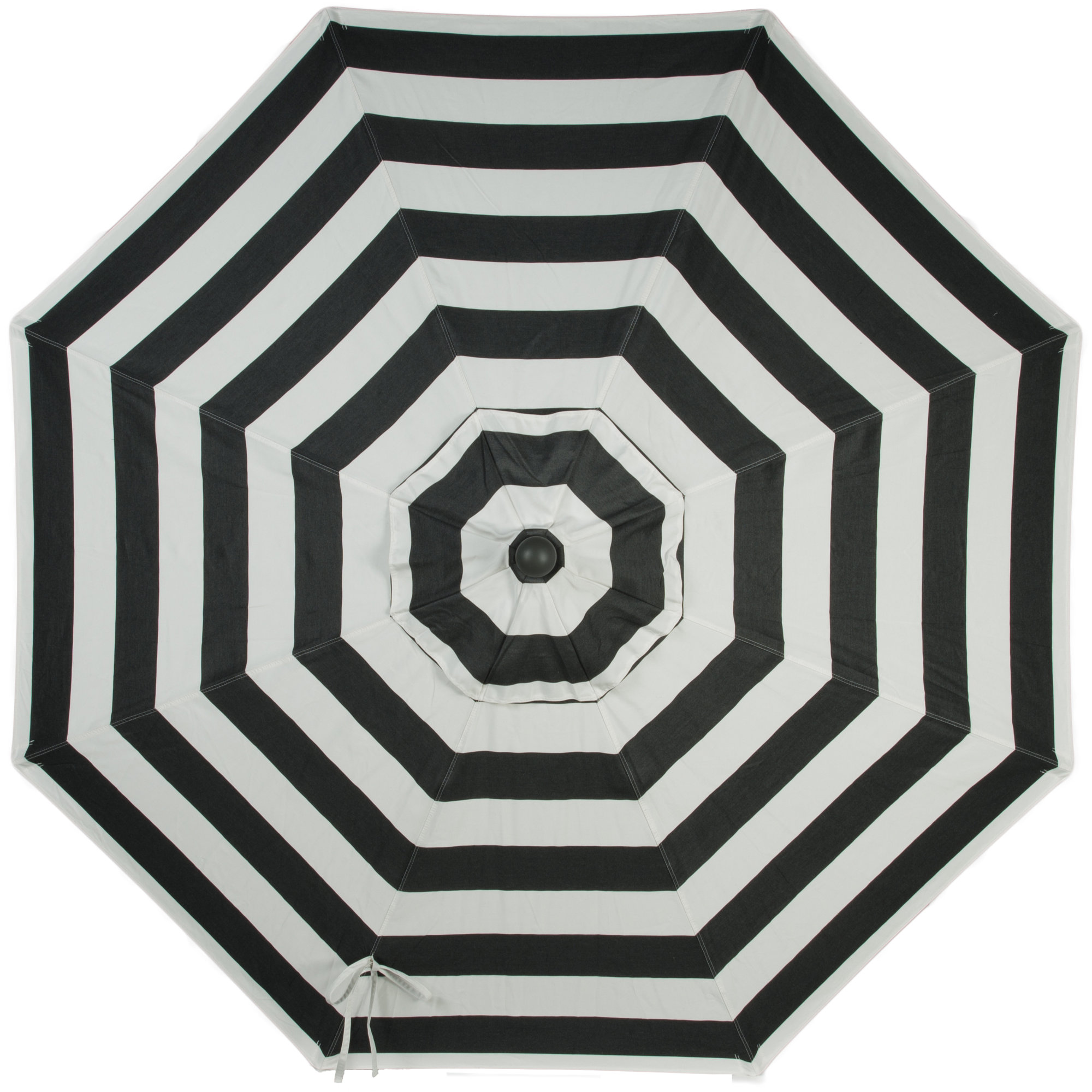 Natalie 104'' Outdoor Polyester Umbrella, Black Sapphire, Beige