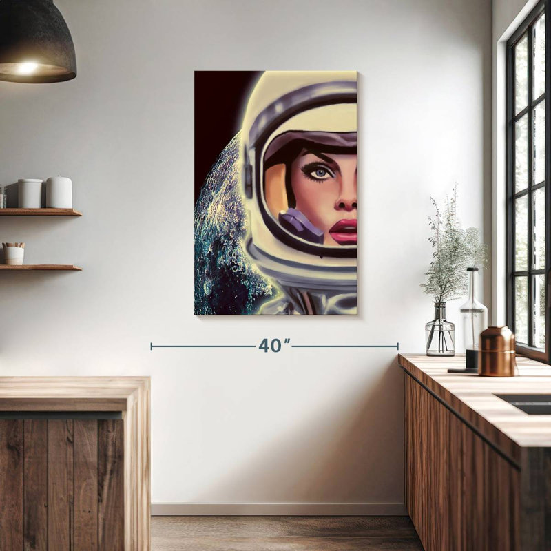 Oberle Le Cosmonaute, 39" H x 26" W