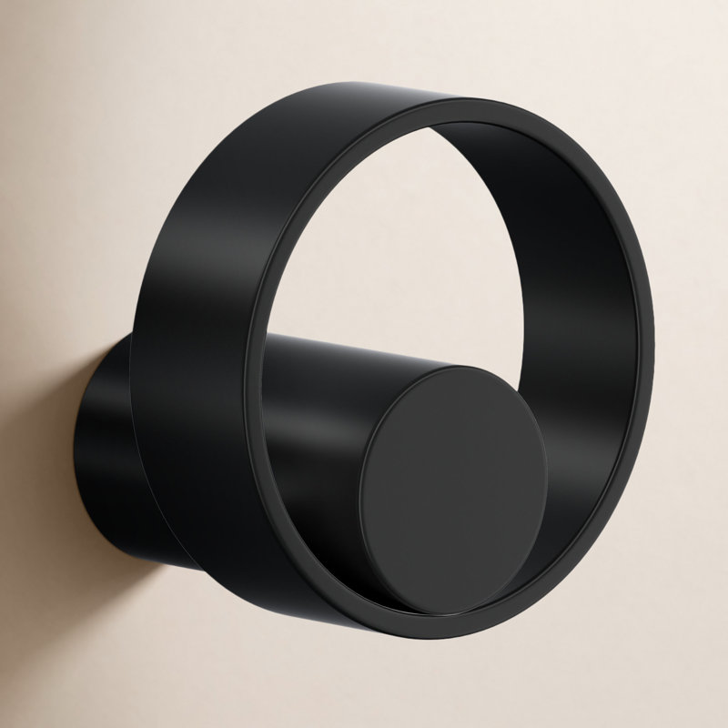Eclissi Robe Hook, Matte Black