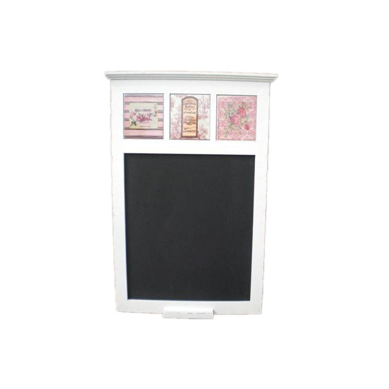 Tableau noir mural en bois