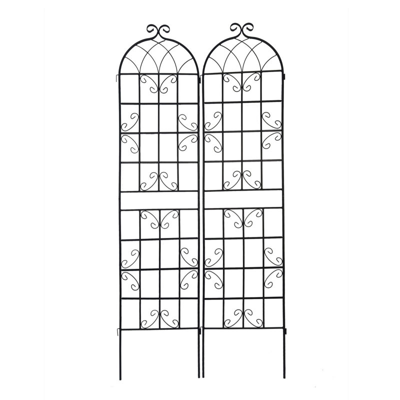 Treillis antirouille pour plantes grimpantes Viveros Garden, H 71 po x l 80 po x P 19,7 po