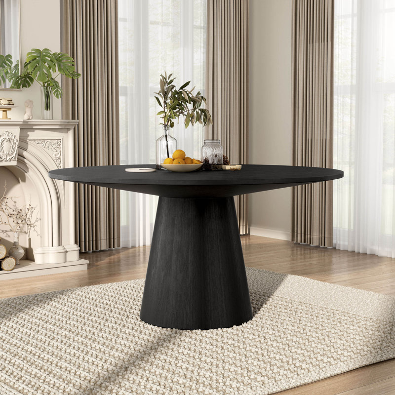 Table de salle à manger Tyionna, H 30 po x l 59 po x L 59 po