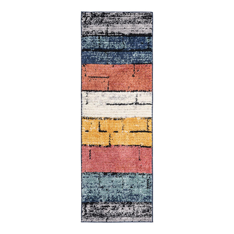 Sophie Geometric Indoor Rug, Runner 2' x 6'