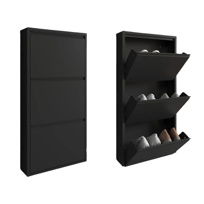 Shoe Cabinet 6 Pair Shoe Storage Cabinet