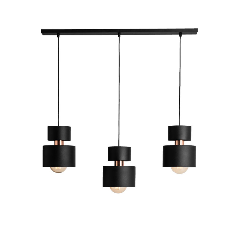 Christenson 3 - Light Black Kitchen Island Pendant