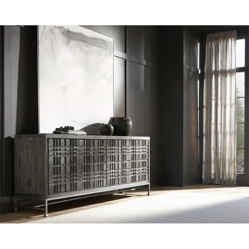 Tribeca Solid Wood Entertainment Center